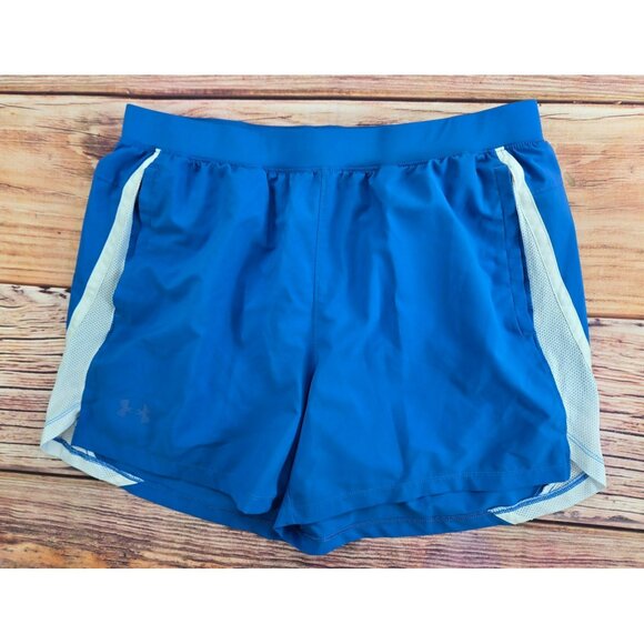 Under Armour Mens Blue HeatGear Running Shorts XL - Picture 1 of 7